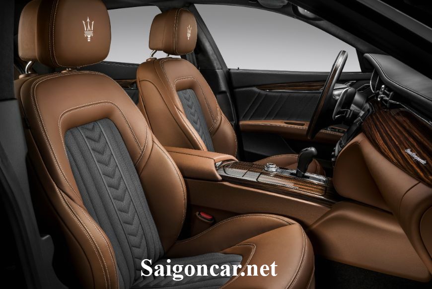 Maserati Quattroporte Nội thất khoang lái sang trọng đầy cá tính